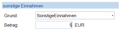 Einnahme erfassen