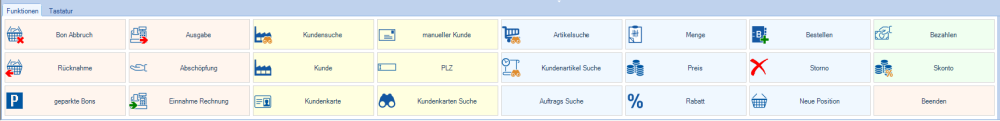 Kassenfunktionen