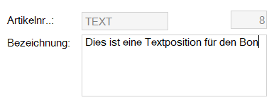 Nachträgliches Editieren einer Textposition