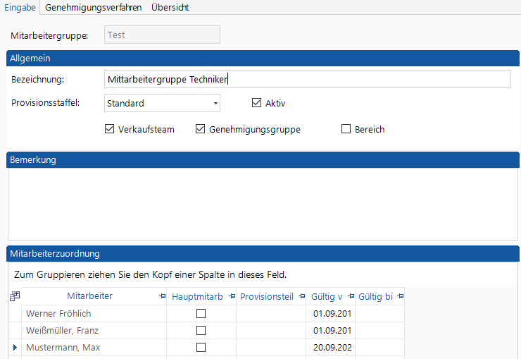  Mitarbeitergruppe