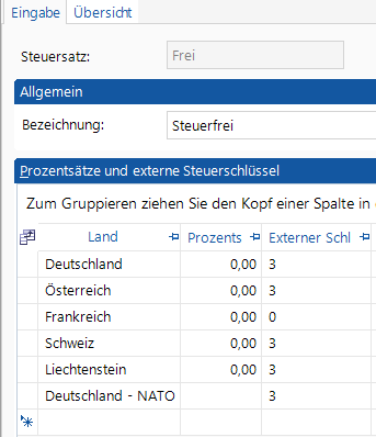  Anpassen des Steuersatzes